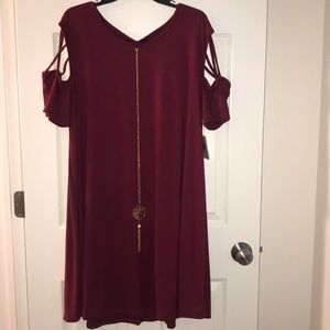 Plus Dress 👗 3x fabric cot/spandex soft NWT